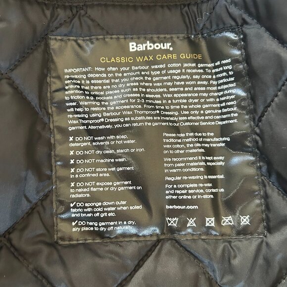 Barbour Sapper Wax 'M-65' Style Field Jacket (Black, Large, New & Unworn) - Picture 5 of 9